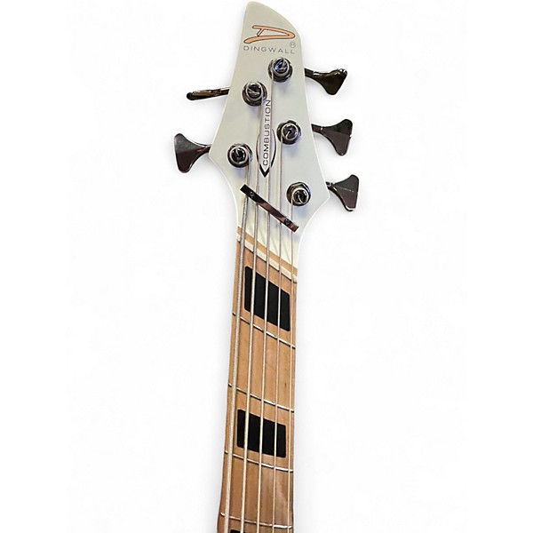 Used Dingwall NG2 5 DUCATI WHITE Electric Bass Guitar