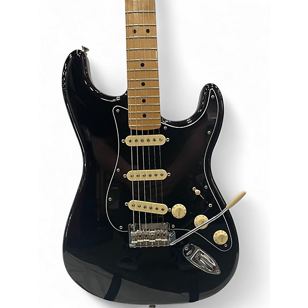 Used 2020 Fender Player Stratocaster Black Solid Body Electric Guitar