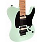Used 2022 Schecter Guitar Research svss-fr Seafoam Green Solid Body Electric Guitar