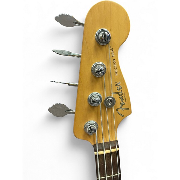 Used 2000s Fender precision bass Black Electric Bass Guitar