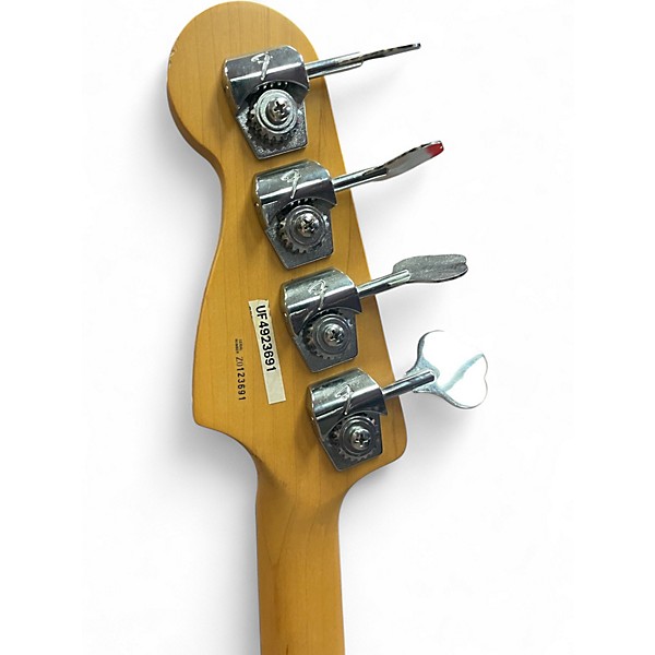 Used 2000s Fender precision bass Black Electric Bass Guitar