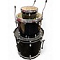 Used SPL 4 Piece 4 PIECE SHELL PACK BLACK Drum Kit thumbnail