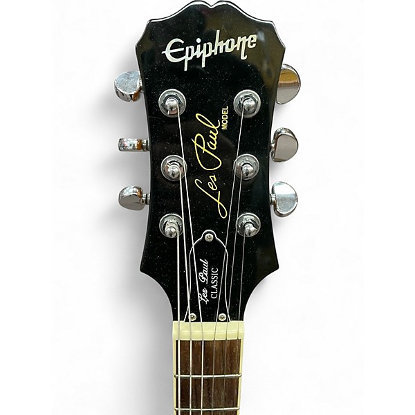 Used Epiphone Les Paul Classic Honey Blonde Solid Body Electric Guitar