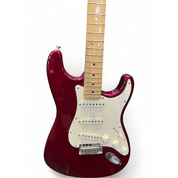 Used Fender American Standard Stratocaster Wine Red Solid Body Electric Guitar