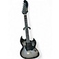 Used Woodrite SWITCHBLADE Black and Silver Solid Body Electric Guitar thumbnail