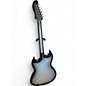 Used Woodrite SWITCHBLADE Black and Silver Solid Body Electric Guitar