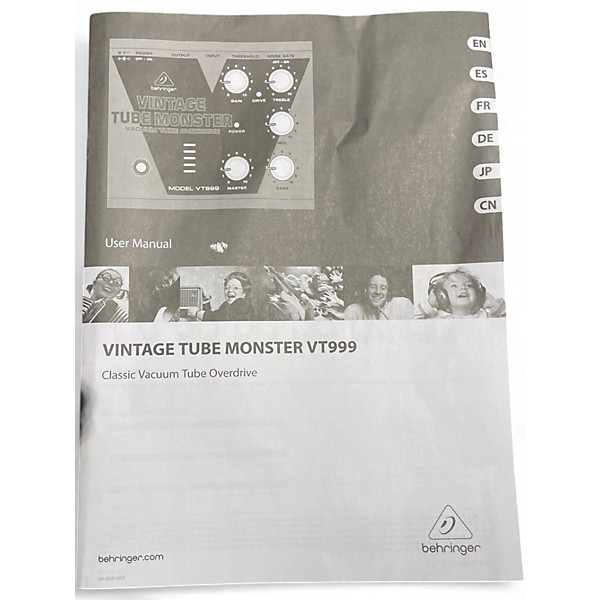 Used Behringer VT999 Vintage Tube Monster Effect Pedal