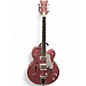 Used 2015 Gretsch Guitars G6136T-SL Falcon Bigsby ROSE METALLIC Hollow Body Electric Guitar thumbnail