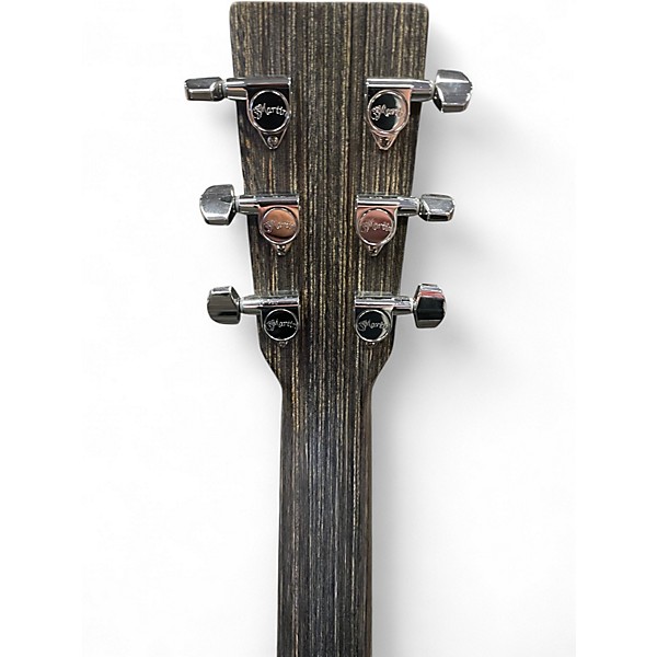 Used Martin DX Johnny Cash Signature Dreadnought Acoustic-Electric Guita Black Acoustic Electric Guitar