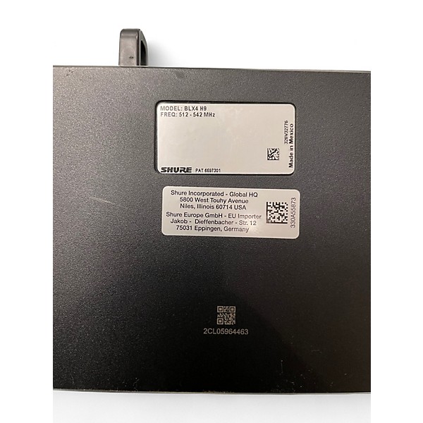 Used Shure BLX4 H9 HEADSET Headset Wireless System