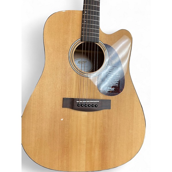 Used Mitchell T311CE Natural Acoustic Electric Guitar