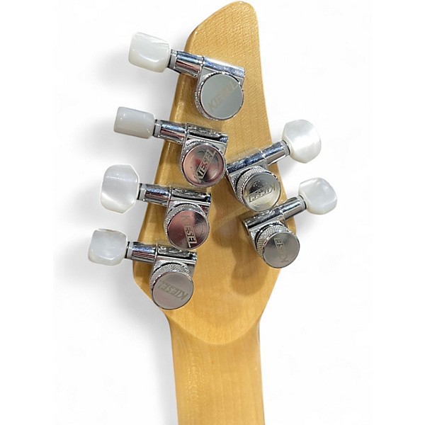 Used Kiesel Allan Holdsworth Hf2 Fatboy Flamed Maple Hollow Body Electric Guitar