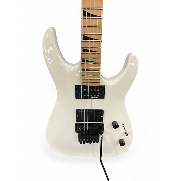 Used Jackson JS32 Dinky Olympic White Solid Body Electric Guitar