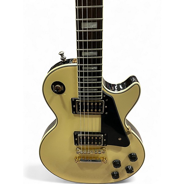 Used Epiphone Les Paul Custom Pro Buttercream Solid Body Electric Guitar