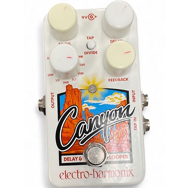 Used Electro-Harmonix Canyon Delay and Looper Effect Pedal