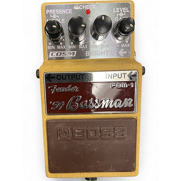 Used BOSS FBM1 Fender 59 Bassman Effect Pedal