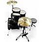 Used Stagg 5 Piece TIM120B Black Drum Kit