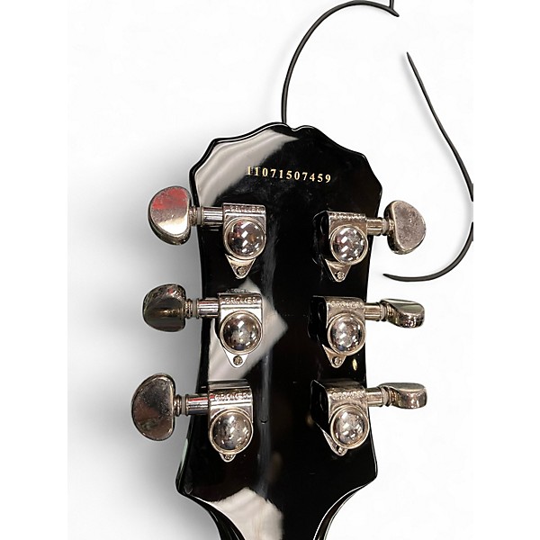 Used Epiphone Les Paul Standard Ebony Solid Body Electric Guitar