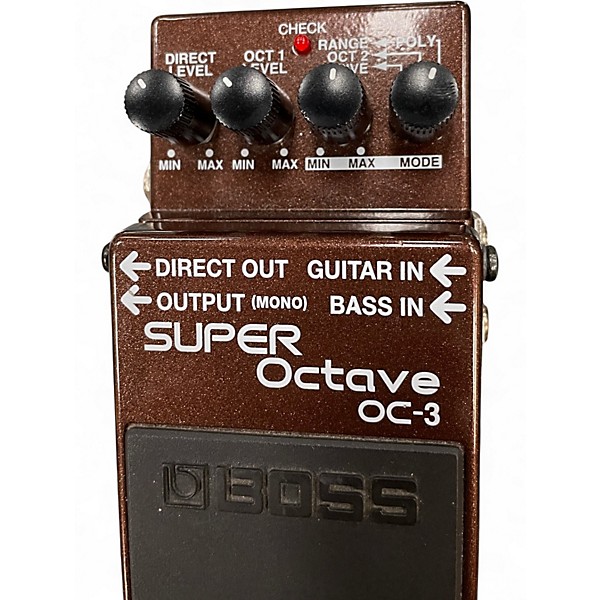 Used BOSS OC3 Super Octave Effect Pedal