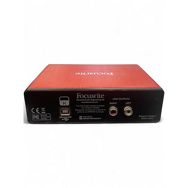 Used Focusrite Scarlett Solo Gen 2 Audio Interface
