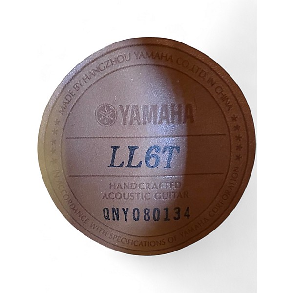 Used Yamaha LL6T Vintage Natural Tinted Acoustic Guitar