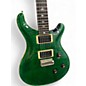 Used 2010 PRS CUSTOM 24 SERIES 10 TOP Emerald Green Solid Body Electric Guitar