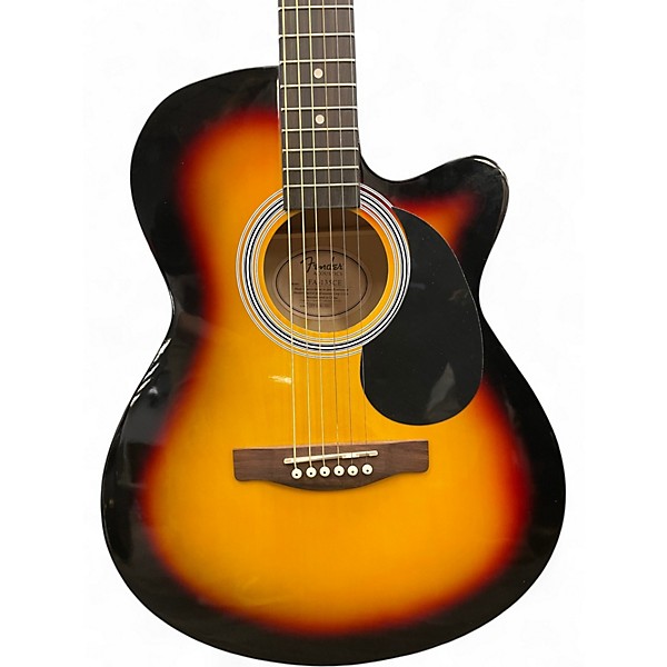 Used Fender FA135CE Concert 2 Color Sunburst Acoustic Electric Guitar