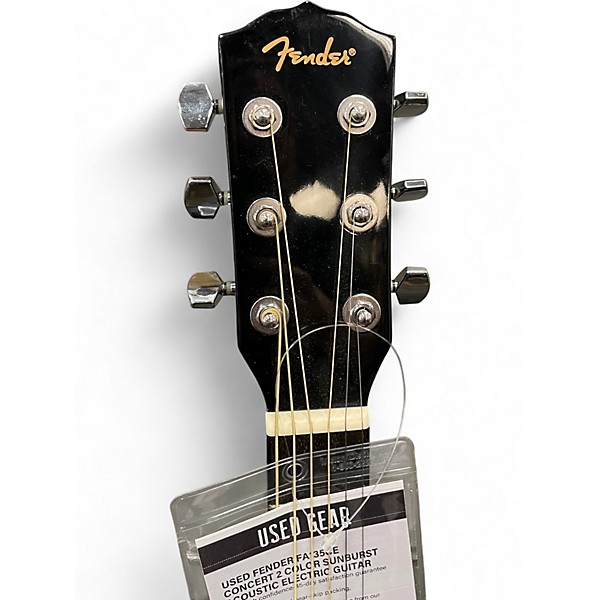 Used Fender FA135CE Concert 2 Color Sunburst Acoustic Electric Guitar