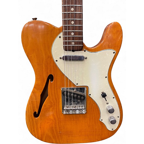 Vintage 1970s Fender Telecaster Thinline Natural Hollow Body Electric Guitar