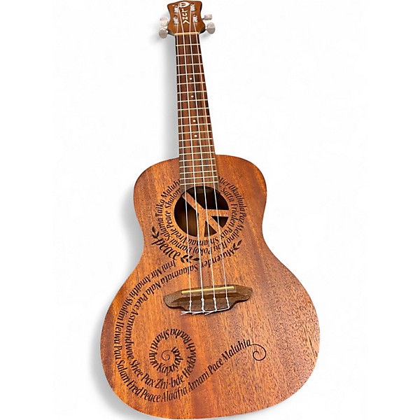 Used Luna Maluhia Peace Sign Natural Ukulele