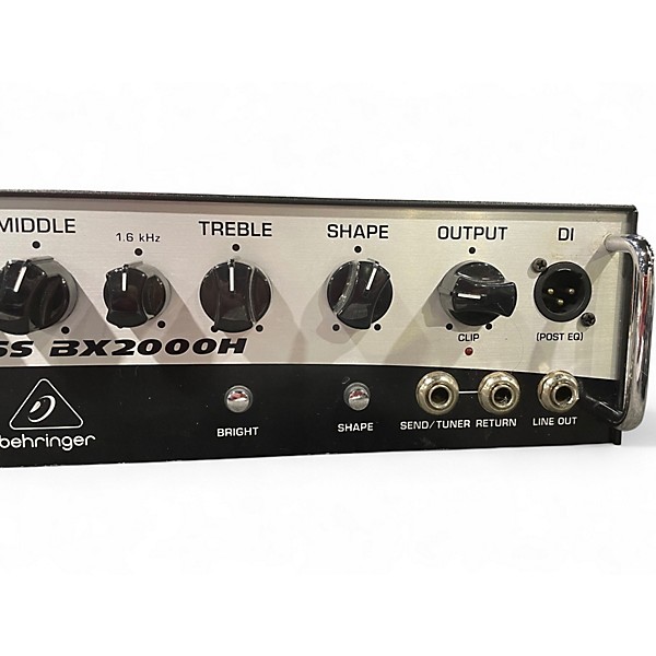 Used Behringer ULTRABASS B2000H Bass Amp Head
