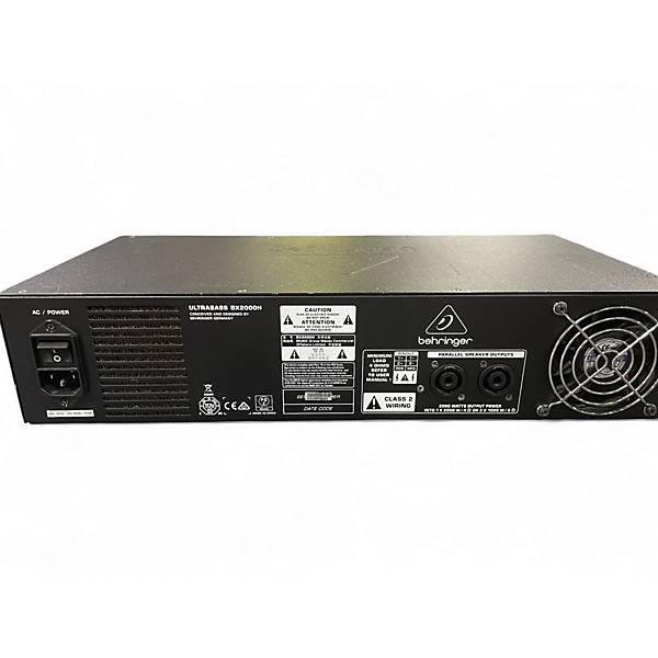 Used Behringer ULTRABASS B2000H Bass Amp Head