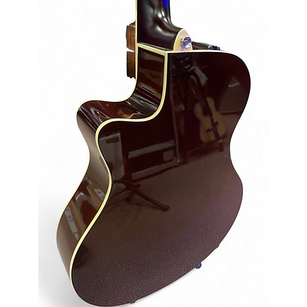 Used Yamaha APX600 Flame Maple Amber Acoustic Electric Guitar