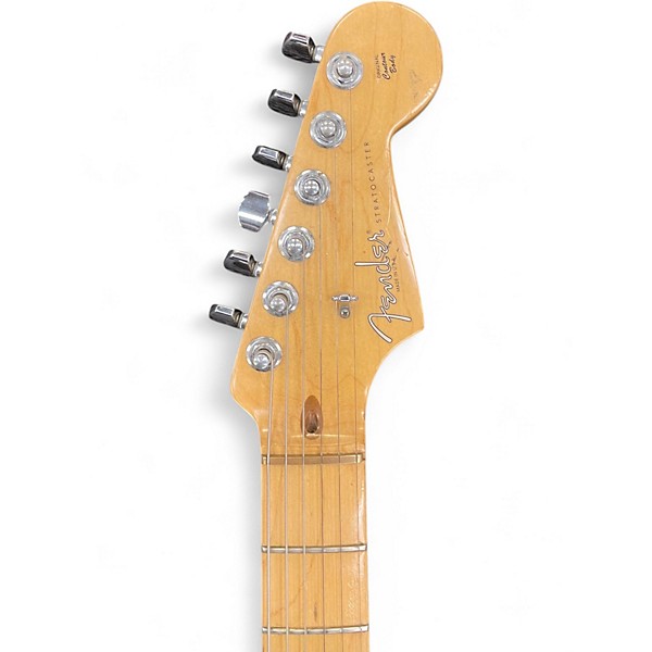 Used Fender American Standard Stratocaster 2 Tone Sunburst Solid Body Electric Guitar