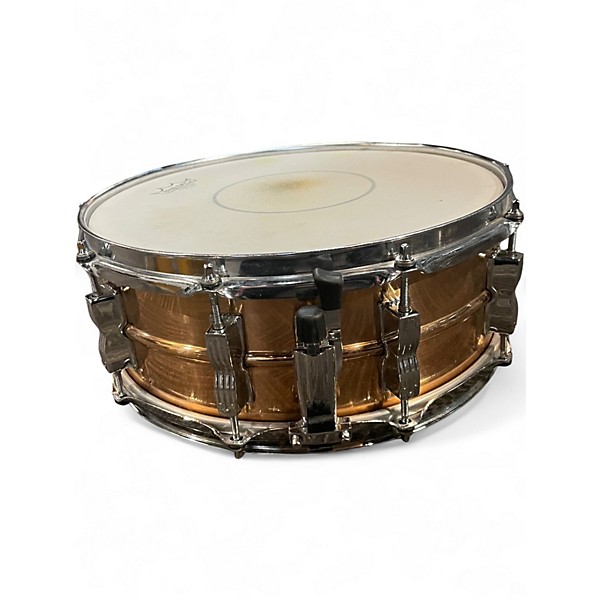 Used 1980s Ludwig 5X14 Rocker Bronze Drum