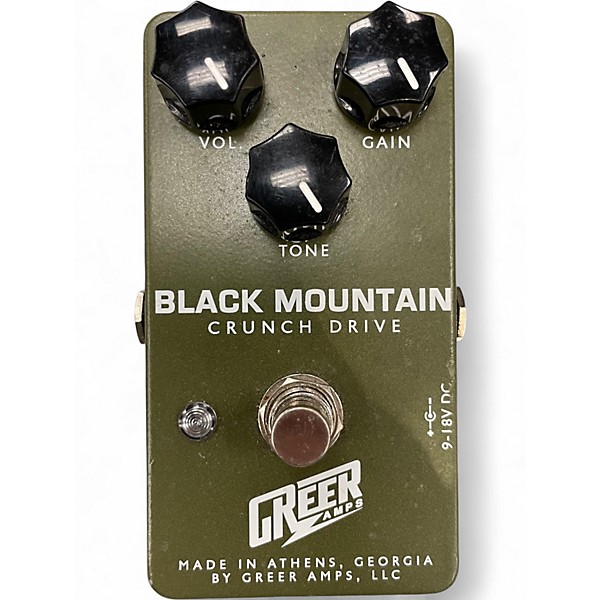 Used Greer Amplification Black Mountain Crunch Drive Effect Pedal