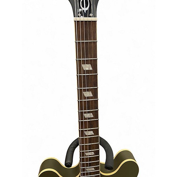 Used Epiphone CASINO WORN Royal Olive Solid Body Electric Guitar