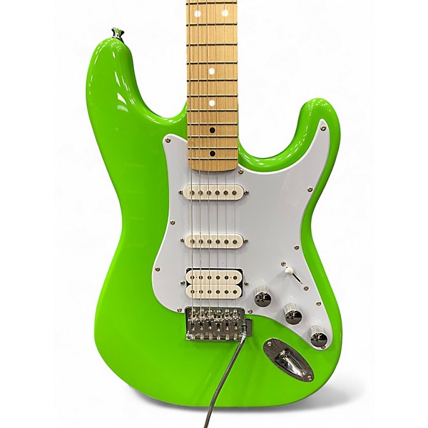 Used Kramer Focus VT211S Green Solid Body Electric Guitar