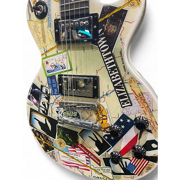 Used Gibson Les Paul Studio Satin White Solid Body Electric Guitar