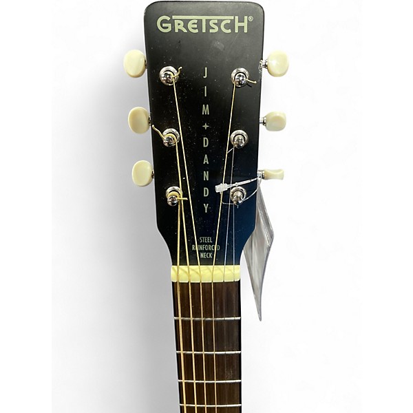 Used Gretsch Guitars DELTOLUXE CONCERT Black Acoustic Electric Guitar