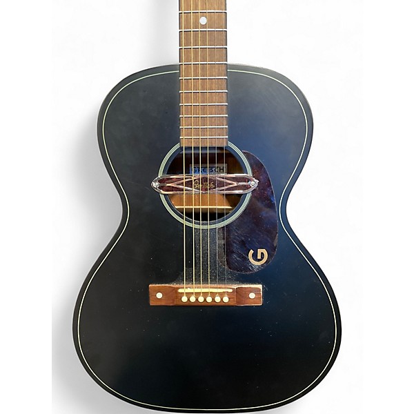 Used Gretsch Guitars DELTOLUXE CONCERT Black Acoustic Electric Guitar
