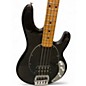 Used Music Man retro 70s stingray black Electric Bass Guitar