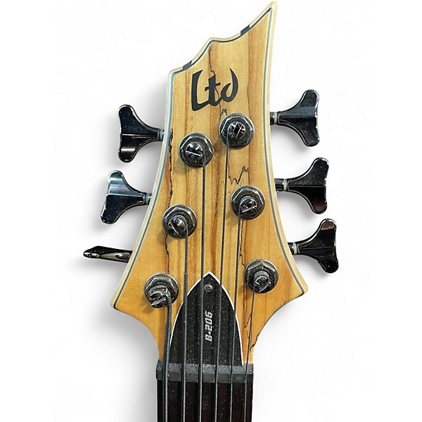 Used ESP LTD B206SM 6 String Spalted Maple Electric Bass Guitar