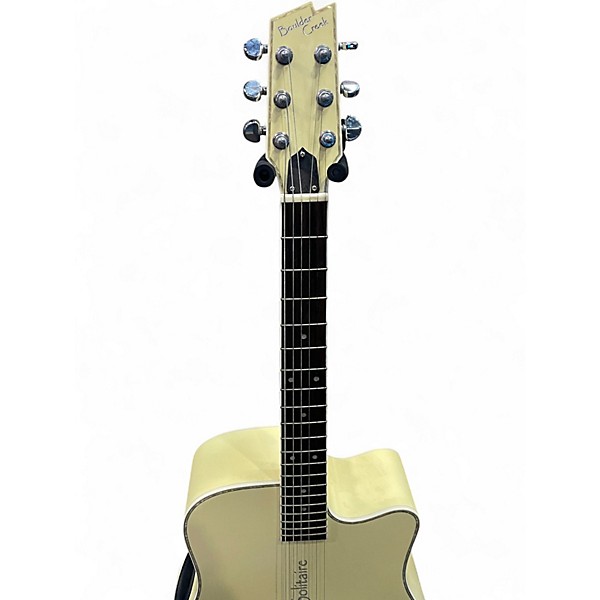 Used Boulder Creek SOLITAIRE YELLOW Acoustic Electric Guitar