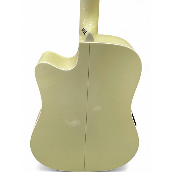 Used Boulder Creek SOLITAIRE YELLOW Acoustic Electric Guitar