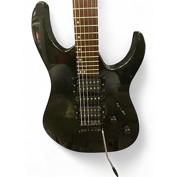 Used Washburn WG208 Black Solid Body Electric Guitar