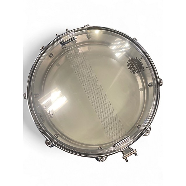 Used Mapex 14in Steel Shell Piccolo Snare Drum Chrome Silver Drum