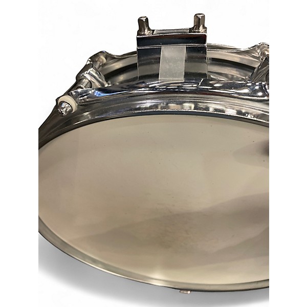Used Mapex 14in Steel Shell Piccolo Snare Drum Chrome Silver Drum