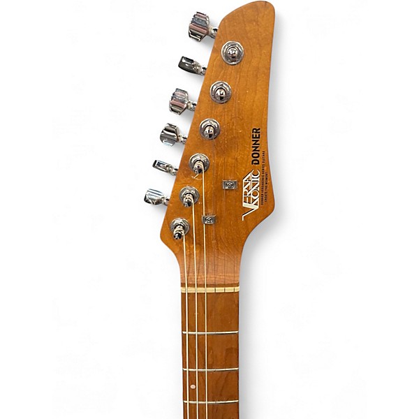 Used Donner Verisonic blue Solid Body Electric Guitar