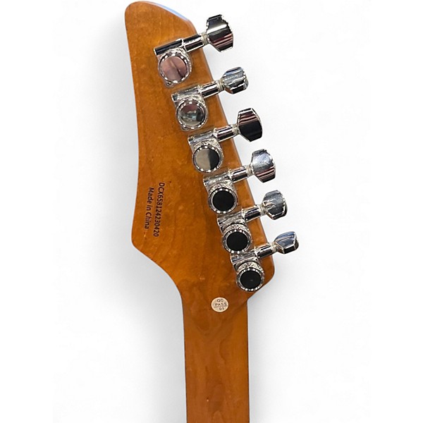 Used Donner Verisonic blue Solid Body Electric Guitar